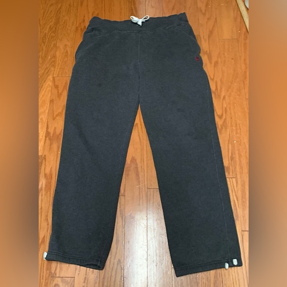 Men’s Medium Polo Ralph Lauren Dark Heather Grey Cotton Drawstring Sweatpants - Picture 6 of 16
